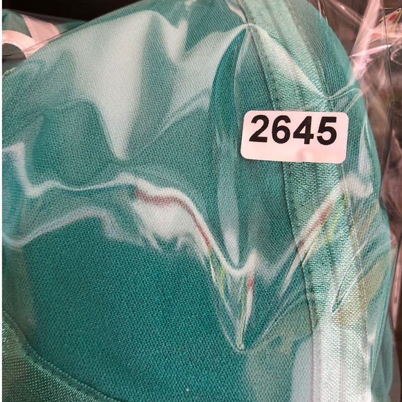 Katie May Loren Dress Spaghetti Strap Corset Mermaid Midi Teal Green Size Medium - Picture 11 of 11